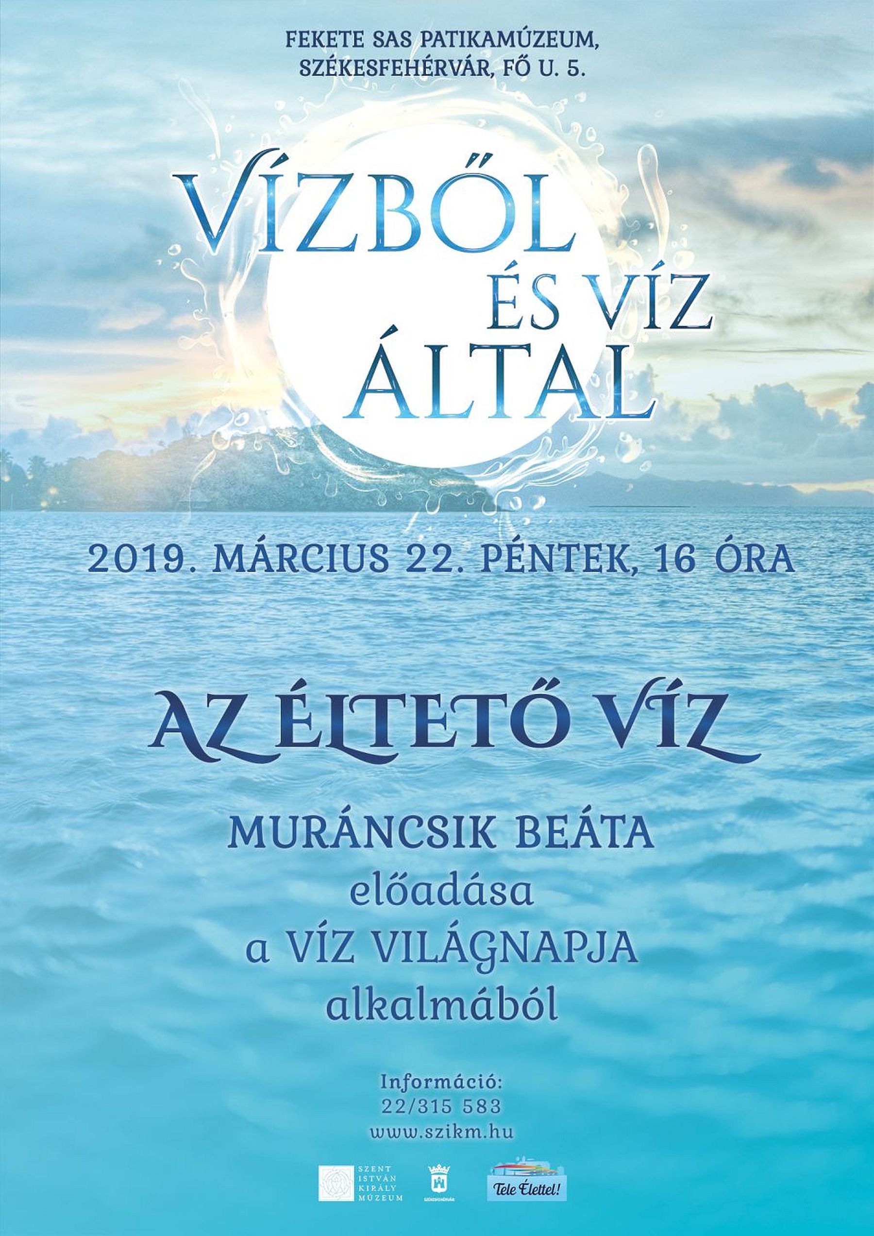 Az éltető víz - Muráncsik Beáta előadása a Fekete Sas Patikamúzeumban